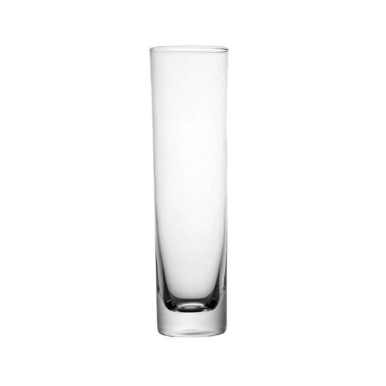 Yousheng Glass Cylinder Vase Multi-Purpose 6.8" Tall Flower Holder for Centerpieces Elegant Candle Display & Home Decor 220ml Thin Neck Vase