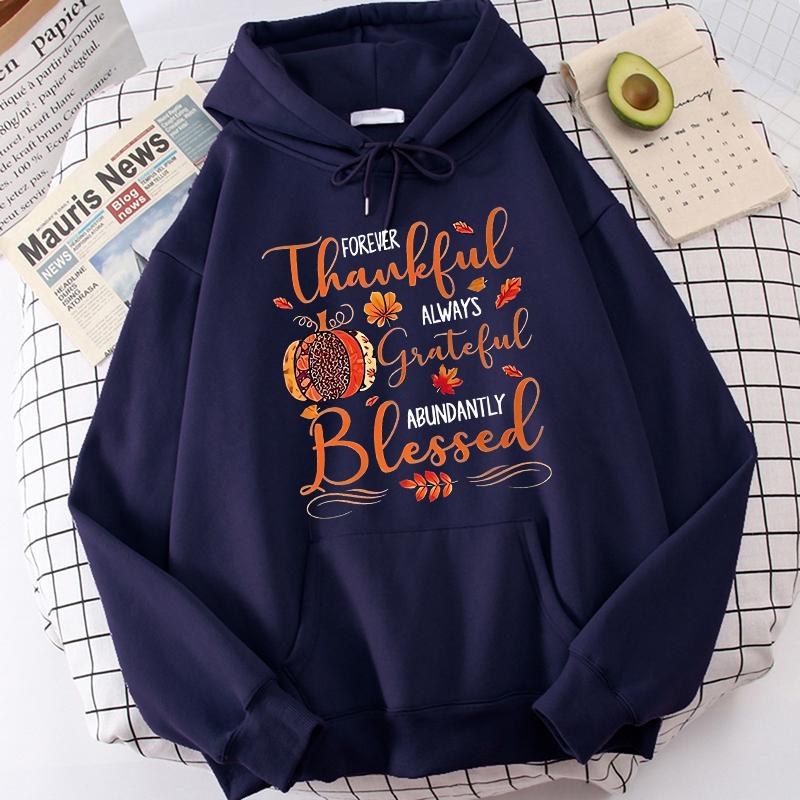 

Women s Thanksgiving Elements and Alphabet Print Hoodies Fall Winter Casual Sweatshirts Unisex Graphic Y2k Hooded Pullovers XL