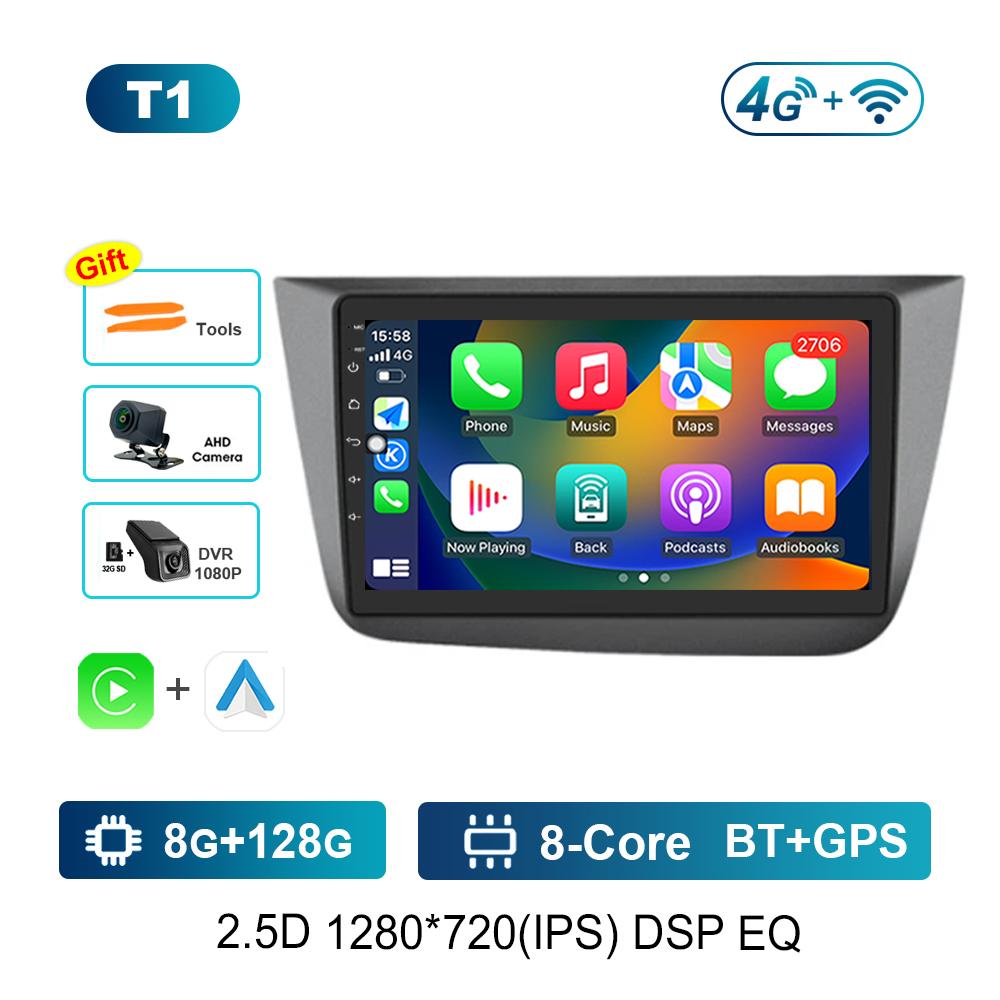 Android Intelligent System Navigation GPS for Seat Altea 2004 - 2015 Car Radio Multimedia Player 4G Head Unit WiFi IPS Screen
