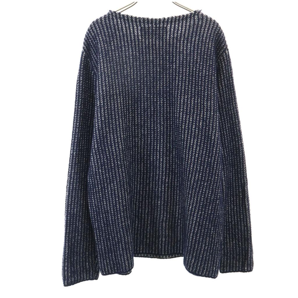 ESTNATION made in Japan Long sleeve sweater L Navy knit Men's Used