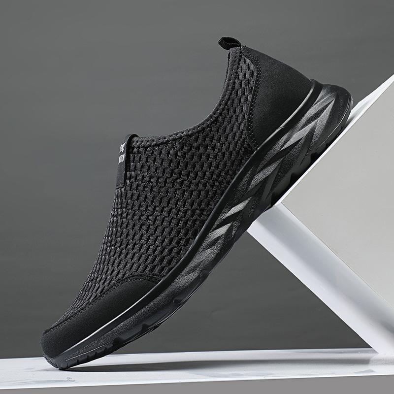 Summer Breathable Cloth Shoes Driving New Lightweight Mesh Walking Sports Mesh Shoes