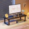 Supporto Riser per Monitor da Scrivania Regolabile Schermo Laptop Organizzatore Spazio di Lavoro Ergonomico Legno Bianco Noce Nero
