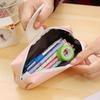 Cute Kawaii PU Leather School Pencil Case Large Capacity Pencil Pen Bag for Kids Gift Korean Statione