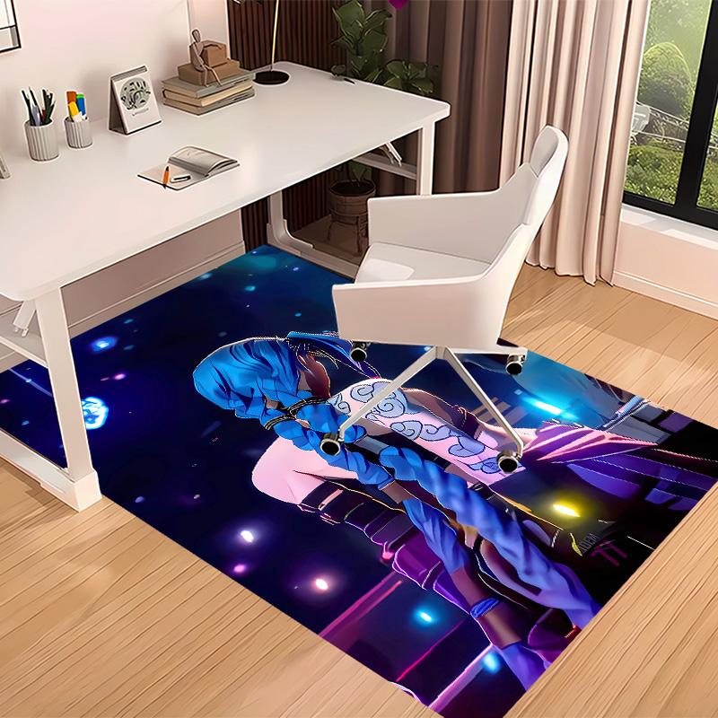 Jinx Printed Absorbent Washable Carpet, Non-Slip Bathroom Mats, Kitchen Rugs, Yoga Mat,Living Room Entrance, Camping Picnic Rugs