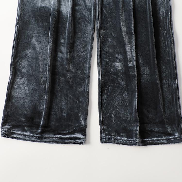 Autumn Silk Velvet Women's Long Casual Pants