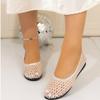 Fashion Air Mesh Hollow-carved Design Women Flat Shoes  Ladies Shoes Round Toe