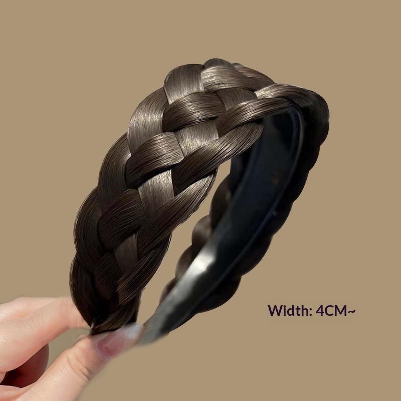 Stylish Women's High-end Wide Headband Wig Headband Anti-slip Head Accessory Hair Clip Hair Accessory