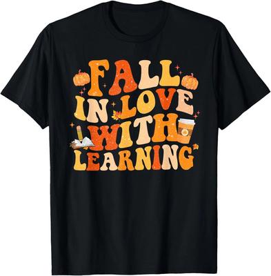 Fall In Love With Learning Funny Spooky Unisex T-Shirt - Friends Gift