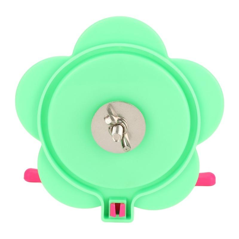 Flower Shape Bird Mirror Perch Plastic Material Colorful Design Bird Cage Mirror Standing Structure Acrylic Material