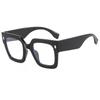 Anti-blue Light Glasses Large Frame Square Eyewear Women Men Luxury Eyeglasses Blue Light Blocking Man Lady Computer Eyeglas