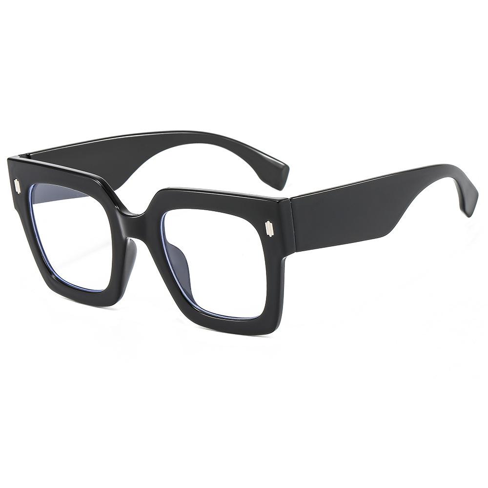 Anti-blue Light Glasses Large Frame Square Eyewear Women Men Luxury Eyeglasses Blue Light Blocking Man Lady Computer Eyeglas