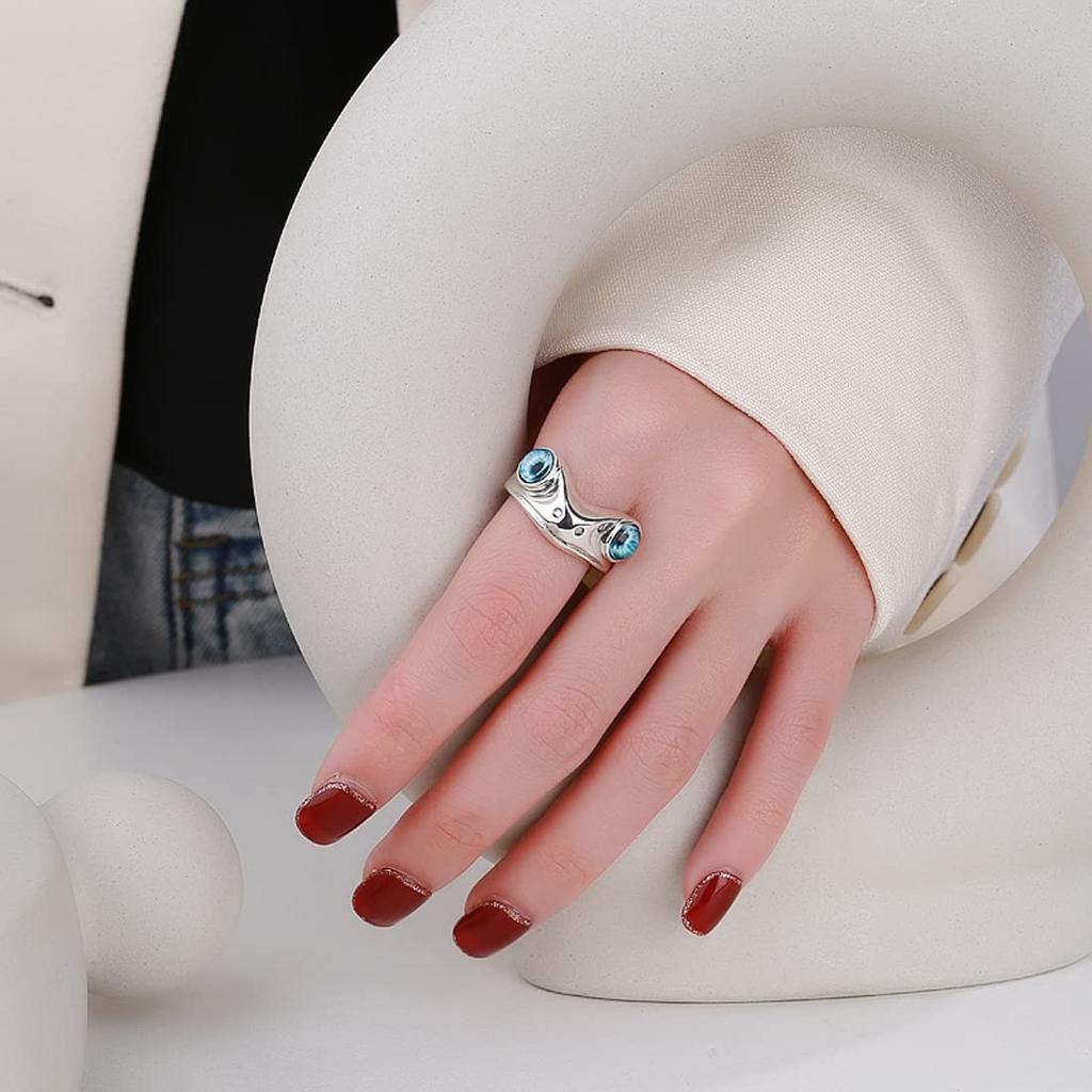 Einheitsgröße 925 Sterlingsilber Tier Frosch Verstellbares Modeaccessoire [Rockyu] Damenring, Meistens, Silber, Ring, Ring, Stilvoll, Party, Weihnachten,