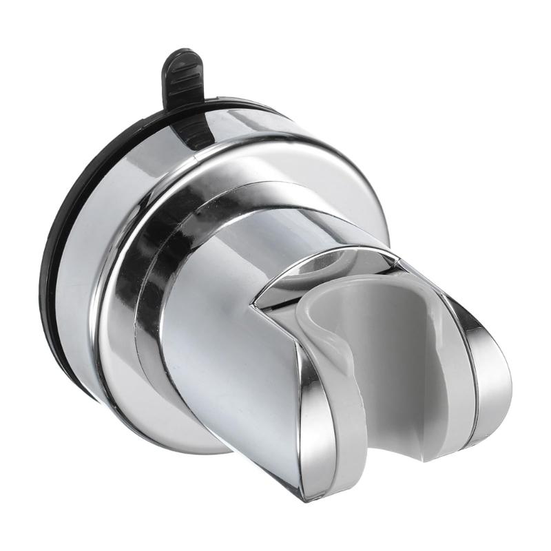 Suction Cup Shower Head Holders Strong Adhesive Wall Mount Adjustable Angle Shower Brackets Quick Fixing for Bathroom