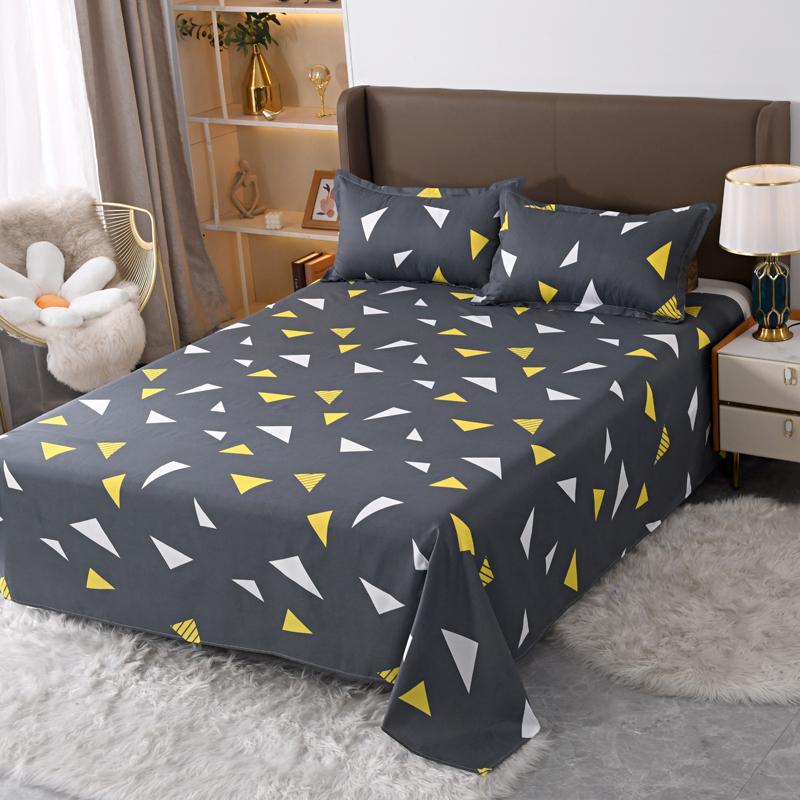 Leopard Print Bed Sheet Set Cheetah Skin Print Sheets Animal Theme Bedding Set With 1 Flat Sheet 2 Pillowcase Queen King Size