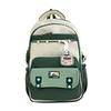 School Season Junior High School Student Schoolbag Female High School Student Large Capacity Backpack Student Casual Contrasting Color Backpack