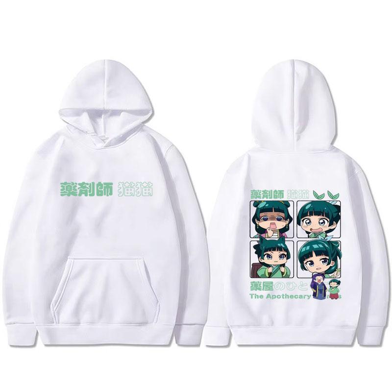 Anime The Apothecary Diaries Maomao Graphic Hoodie Men Women Cute Funny Pullover Hoodies Male Casual Oversized Hooded Sweatshirt