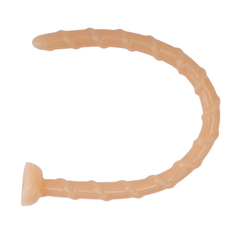 Kujii Weicher Gerippter Analplug Vibrator für Frauen - Erwachsenen-Vergnügungsspielzeug