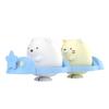 Aoshima Bunka Kyozai Rakupla Sumikkogurashi Polar Bear Cat Plastic Model (AOSHIMA) No. SU-06 & Non-Scale
