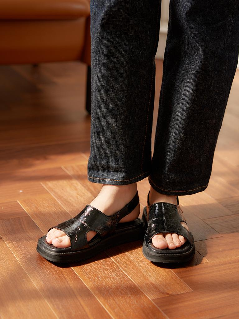 Byeuuns Bms22011 Cross Sandal / 2Colors