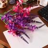 Realistic Artificial Lavender Flowers Real Touch Simulation Silk Violet Bouquet Handmade Fake Plants Outdoor Garden Decor