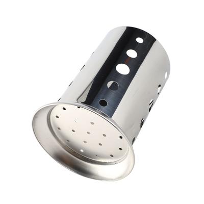 Suporte para utensílios multifuncional em aço inoxidável com furos de drenagem para utensílios de secagem de hashis