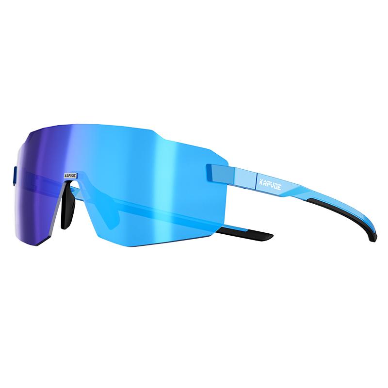 Kapvoe Fashion Ultralight Photochromic Cycling Glasses Men Road Bike Sunglasses MTB Women Windproof UV400 Bicycle Running Glasse 1Lens