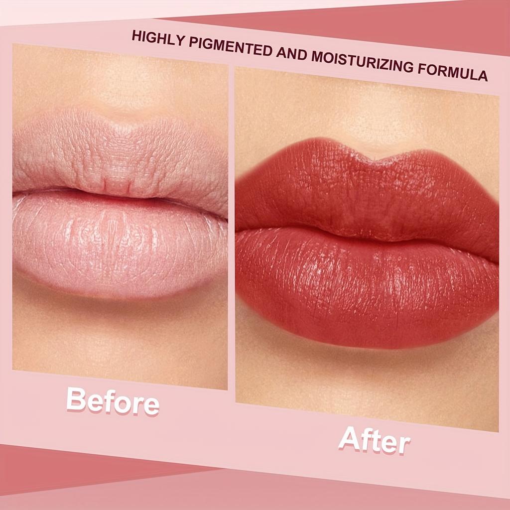 1pc Hydrating Lipstick - High-Shine Glossy Lip Gloss with Moisturizing Formula, Waterproof Non-Drying Lip Color, Soft Y Plumping Finish Lipstick