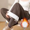 Women's Fleece-Lined Wide-Leg Pants