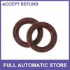 Oil Seal Seal Ring Rotary Shaft Seals FKM Rubber 20x30x5mm Brown 2Pcs