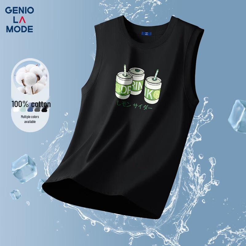 Мужская хлопковая майка с принтом GENIOLAMODE 2XL