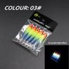 5pcs/bag Luminous UV Fishing Octopus Jig Blowing Tube Squid Hook Explosion Hook  Freshwater Fishing