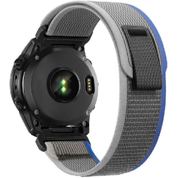 26mm Watch Band for Garmin Fenix 7x Sapphire Solar Fenix 6x Pro Solar Fenix 5x 3 Hr Quick Release Fit Nylon Watch Strap Replacement for Garmin Epix 2