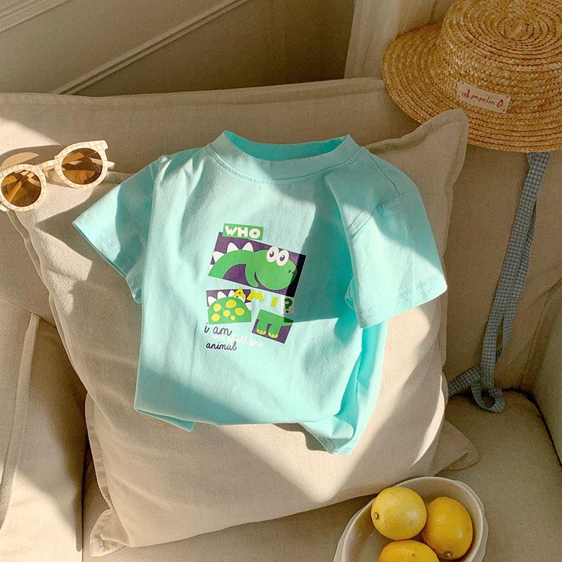 Children's Clothing Children's Short Sleeved T-shirts Men's and Women's Clothing Cartoon Printed Tops Children's Half Sleeves