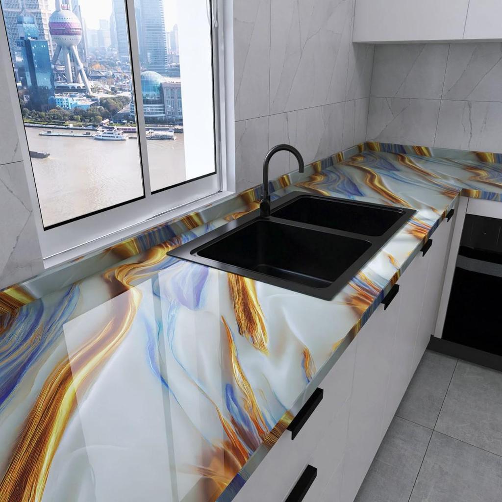 Nepremokavé, Olejuvzdorné, Samolepiace Kuchynské a Kúpeľňové Samolepky na Stenu