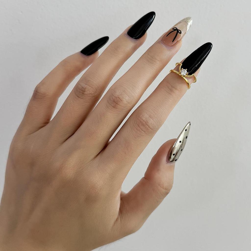 Kenjie Gold-Plated Copper Zircon Women's Adjustable Ring - Stylish Autumn/Winter Design