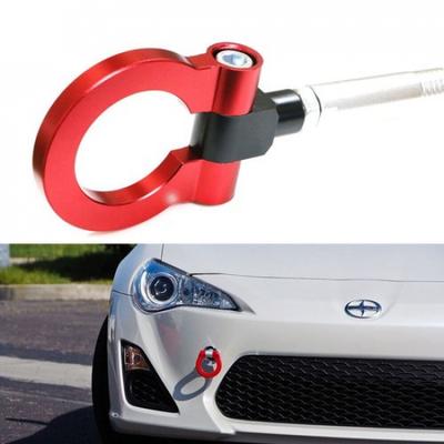 Anillo de Gancho de Remolque de Aluminio CNC Estilo Redondo de Carreras para Scion FRS Subaru BRZ WRX