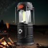Solar Camping Lantern 1200 MAh Hand Crank Lantern High Brightness Long-Lasting Portable Camp Gear For Survival Tent Power Outage