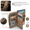 CaseMe Flip Leather Phone Case For Samsung Galaxy S26 Ultra S25 Edge S24 FE S23 S22 S21 S20 Plus S10 Note 20 Ultra Zipper Wallet Card Bag Cover Coque