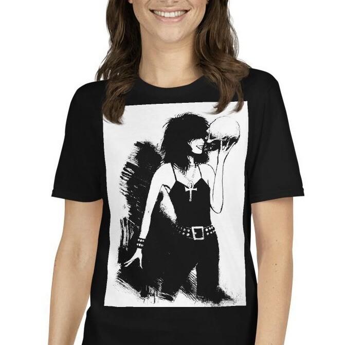 

Death Goth Gothic Nugoth Girl Skull Halloween Onk Short-Sleeve Unisex T-Shirt 4XL