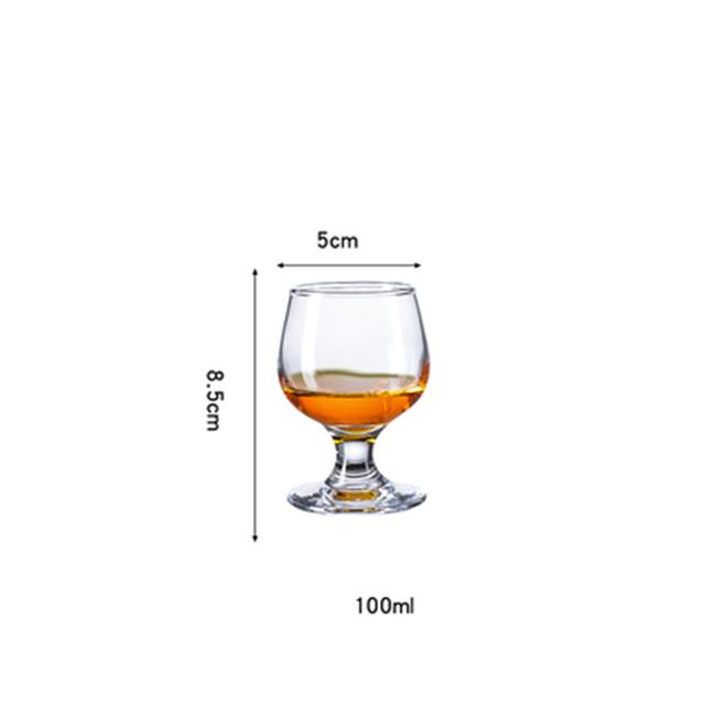 2Pcs European Wine Glass XO Whiskey Red Wine Cocktail Brandy Beer Vodka Margaret Goblet Big Belly Cup Cognac Glass Bar Drinkware