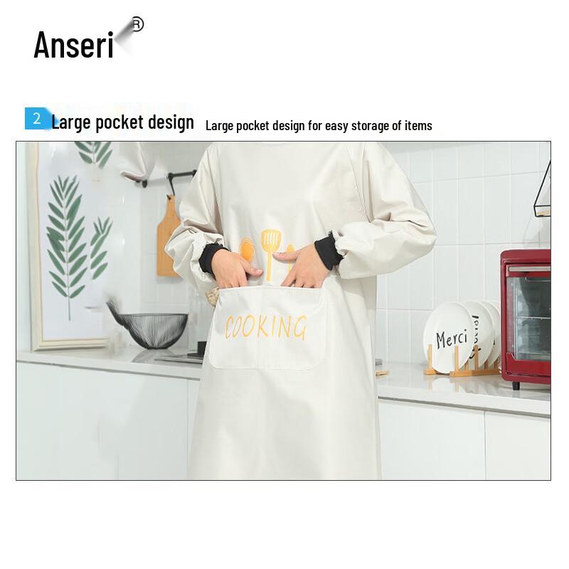 Ansell Waterdichte Schort met Lange Mouwen