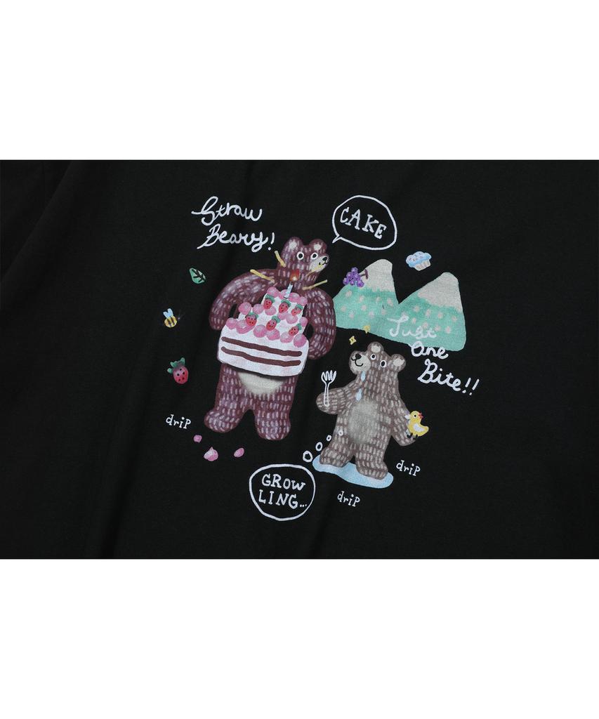 CPGN STUDIO Dtp Cake Bear Short Sleeve T-Shirt Black
