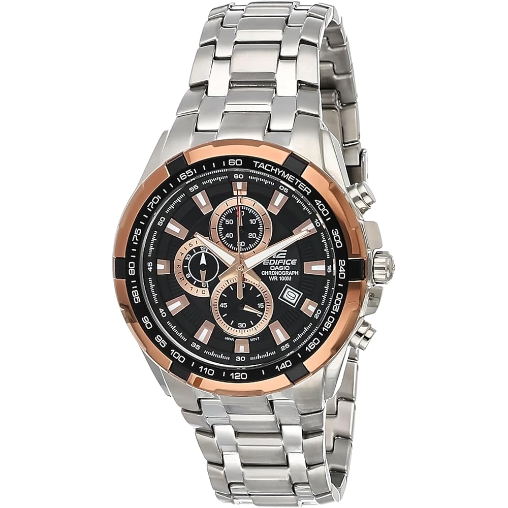Casio Edifice EF-539D-1A5 Stainless Steel Men s Watch with Chronograph and Water Resistance