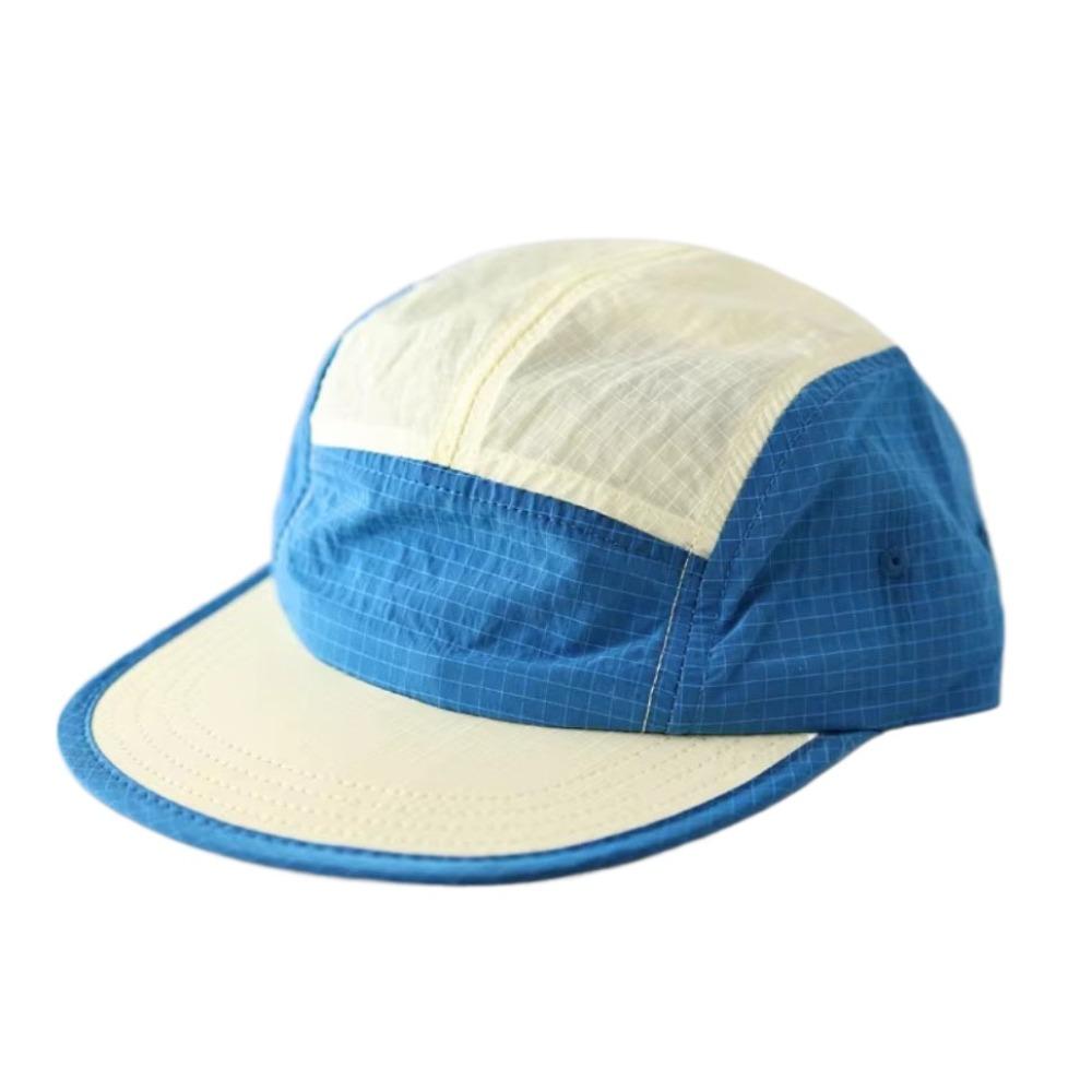

Japanese Style Sunshade Cap 5-Panel Snapback Hats Casual Splicing Baseball Cap Unisex