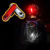 2018 Bicycle Tail Light USB Rechargeable, High Brightness Safety Warning for Outdoor Cycling