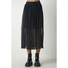 Women's Black Pleated Tutu Detailed Skirt Mc00231