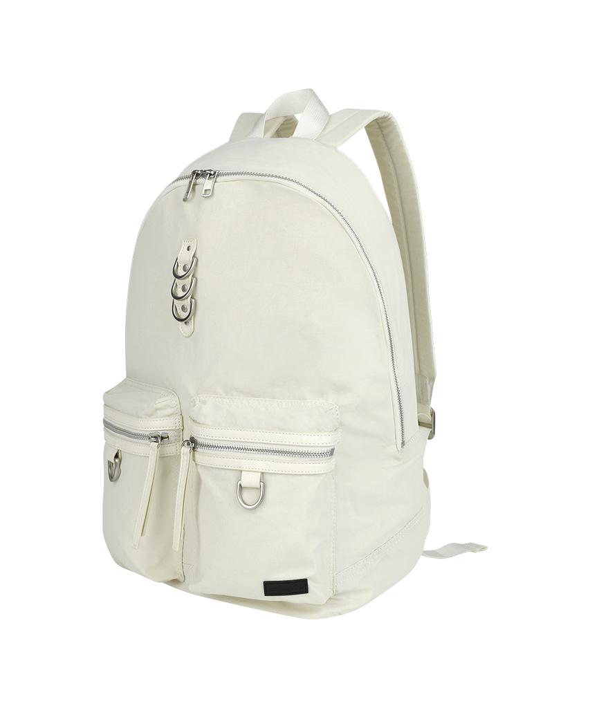 Mahagrid Two Pocket Backpack Ivory(Mg2Gsmab50A)