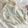 New Ice Silk Mid-Waist Women's Briefs with Cotton Crotch Seamless & Comfortable