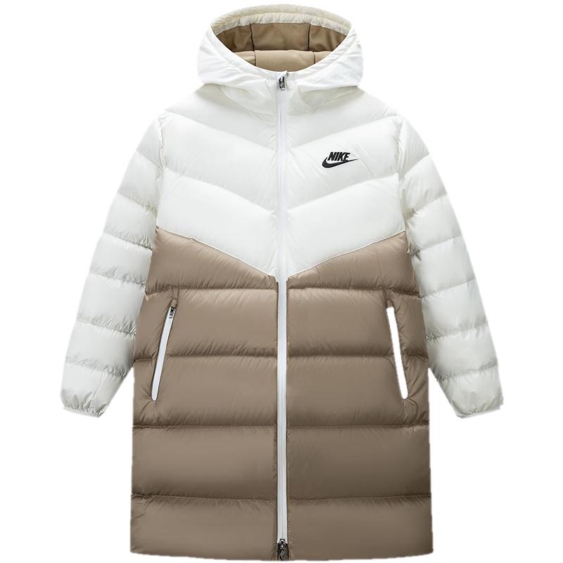 

Nike Унисекс детская стеганая куртка средней длины с 90% пуха XL