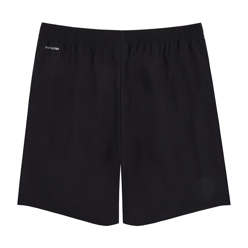 Li-Ning Comfortable Fashionable Loose Solid Color Versatile Simple Casual Shorts Unisex shorts Black AKSV799-1